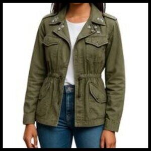 DOLLED UP OLIVE GREEN JACKET